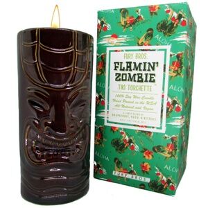 NEW FLAMIN' ZOMBIE TIKI Candle‎